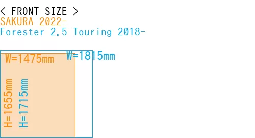 #SAKURA 2022- + Forester 2.5 Touring 2018-